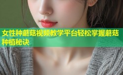 女性种蘑菇视频教学平台轻松掌握蘑菇种植秘诀