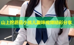 山上挖蘑菇小孩儿趣味视频精彩分享