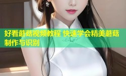 好看蘑菇视频教程 快速学会精美蘑菇制作与识别