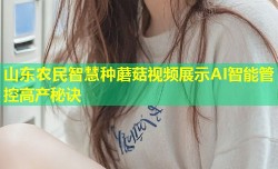 山东农民智慧种蘑菇视频展示AI智能管控高产秘诀