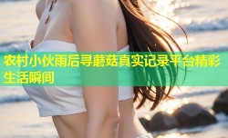农村小伙雨后寻蘑菇真实记录平台精彩生活瞬间