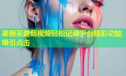 寒假采蘑菇视频轻松记录平台精彩功能吸引点击