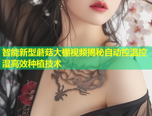智能新型蘑菇大棚视频揭秘自动控温控湿高效种植技术  第1张