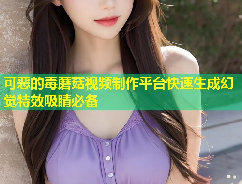 可恶的毒蘑菇视频制作平台快速生成幻觉特效吸睛必备  第1张