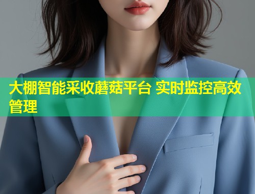 大棚智能采收蘑菇平台 实时监控高效管理  第1张