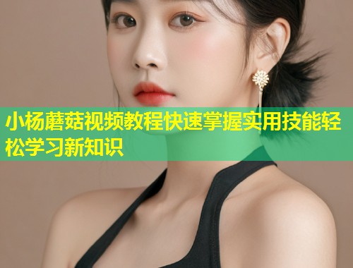 小杨蘑菇视频教程快速掌握实用技能轻松学习新知识  第1张